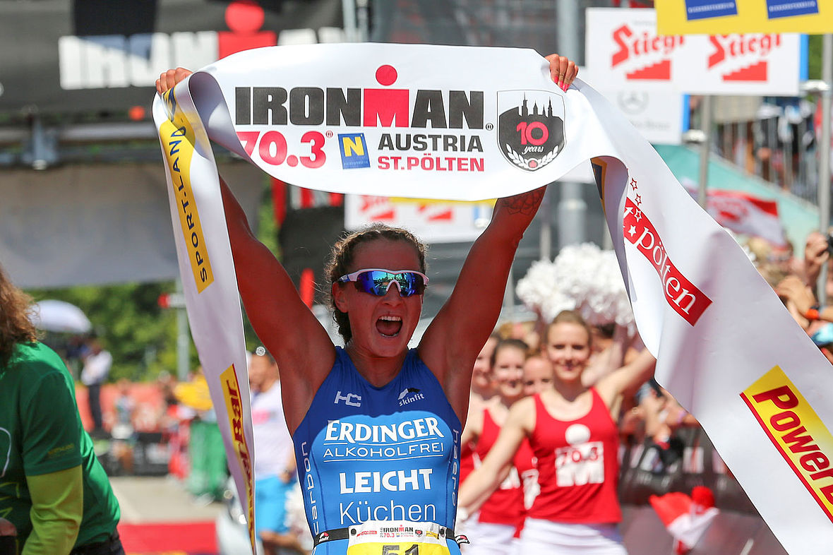 Laura Philipp: Ironman 70.3 St. Pölten-Siegerin 2016