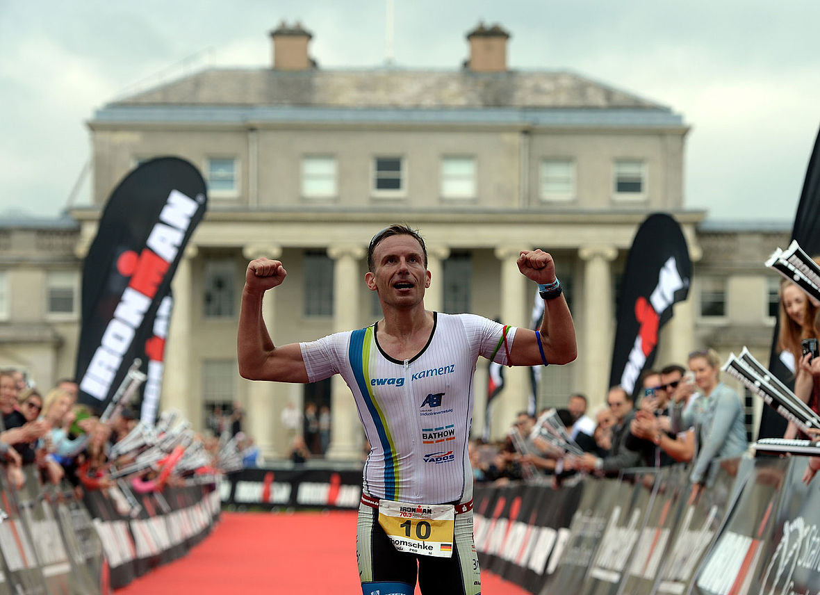Markus Thoschke feiert Rang zwei beim Ironman 70.3 Staffordshire 2015