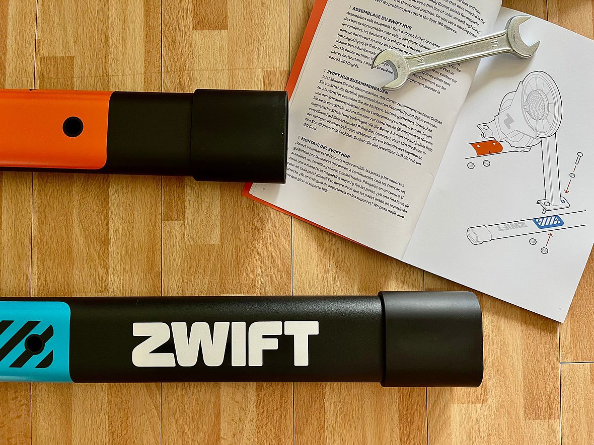 Mit wenigen Arbeitsschritten ist der Zwift Hub einsatzbereit für den ersten Workout